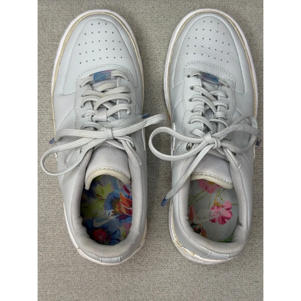 Nike Air Force 1 Jester XX Light Bone Ghost Aqua AV2461-001‎ Womens 8.5 Sneaker